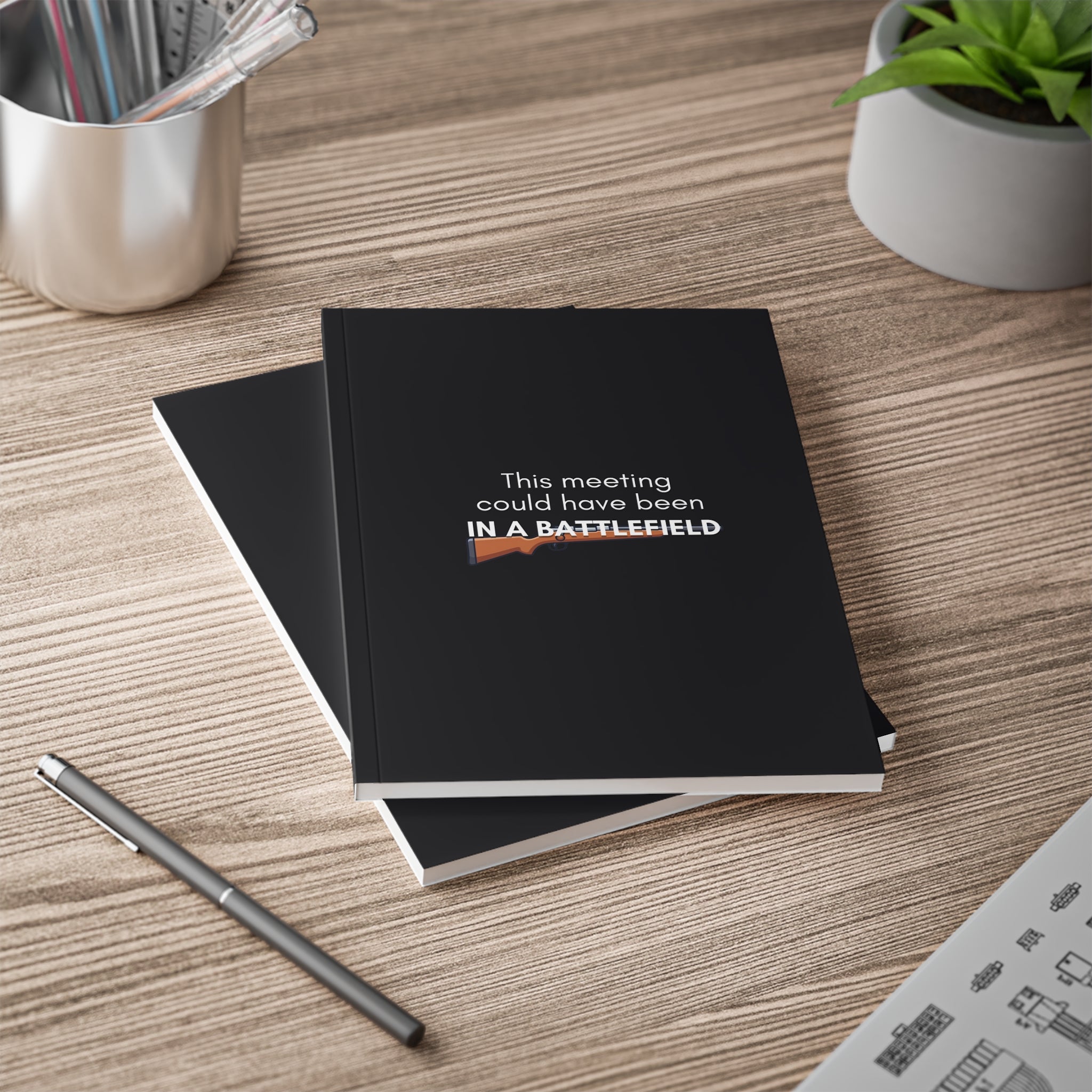 Notebook "In a battlefield" A5 Softcover