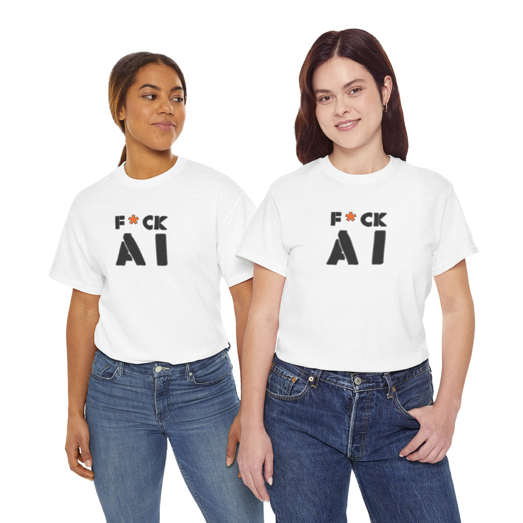 "F*CK AI" Graphic T-Shirt