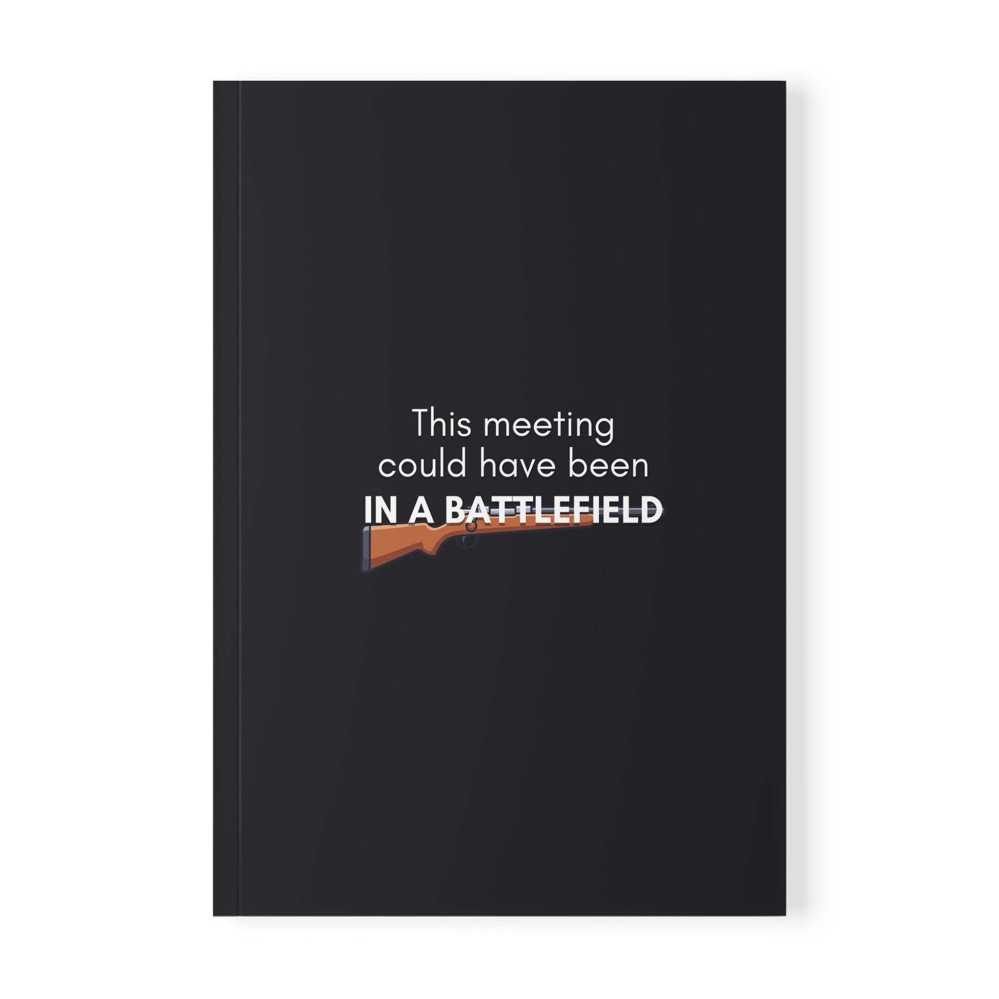 Notebook "In a battlefield" A5 Softcover