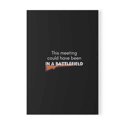 Notebook "In a battlefield" A5 Softcover