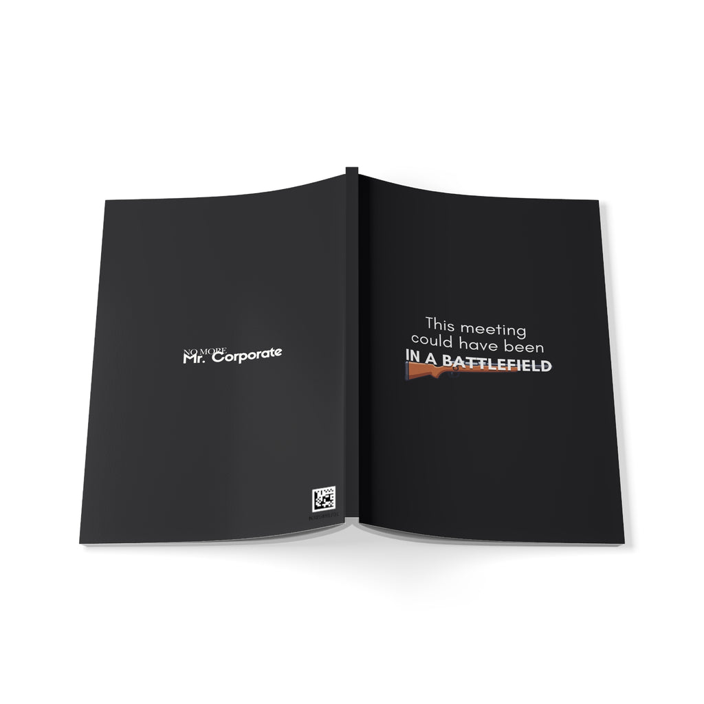 Notebook "In a battlefield" A5 Softcover