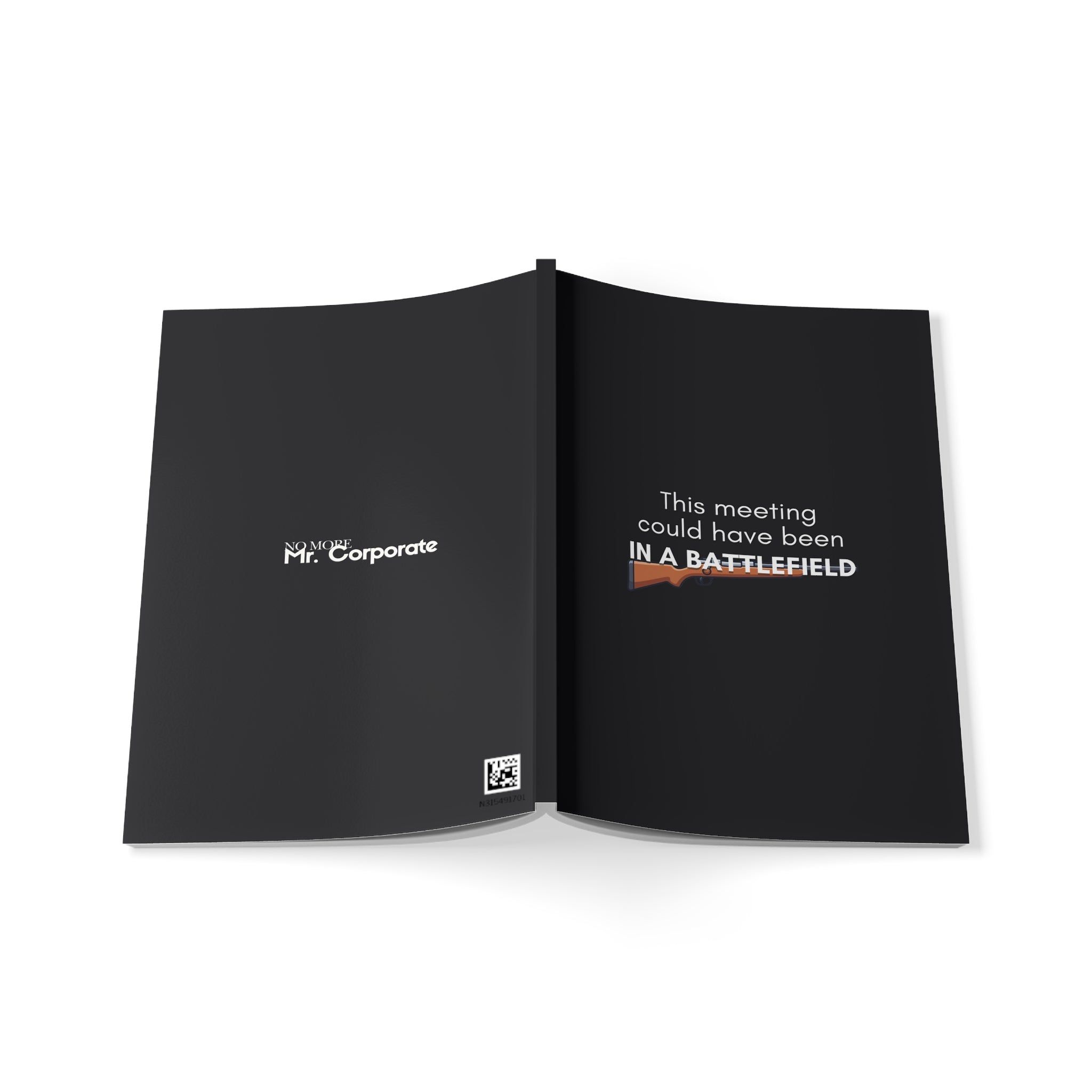 Notebook "In a battlefield" A5 Softcover