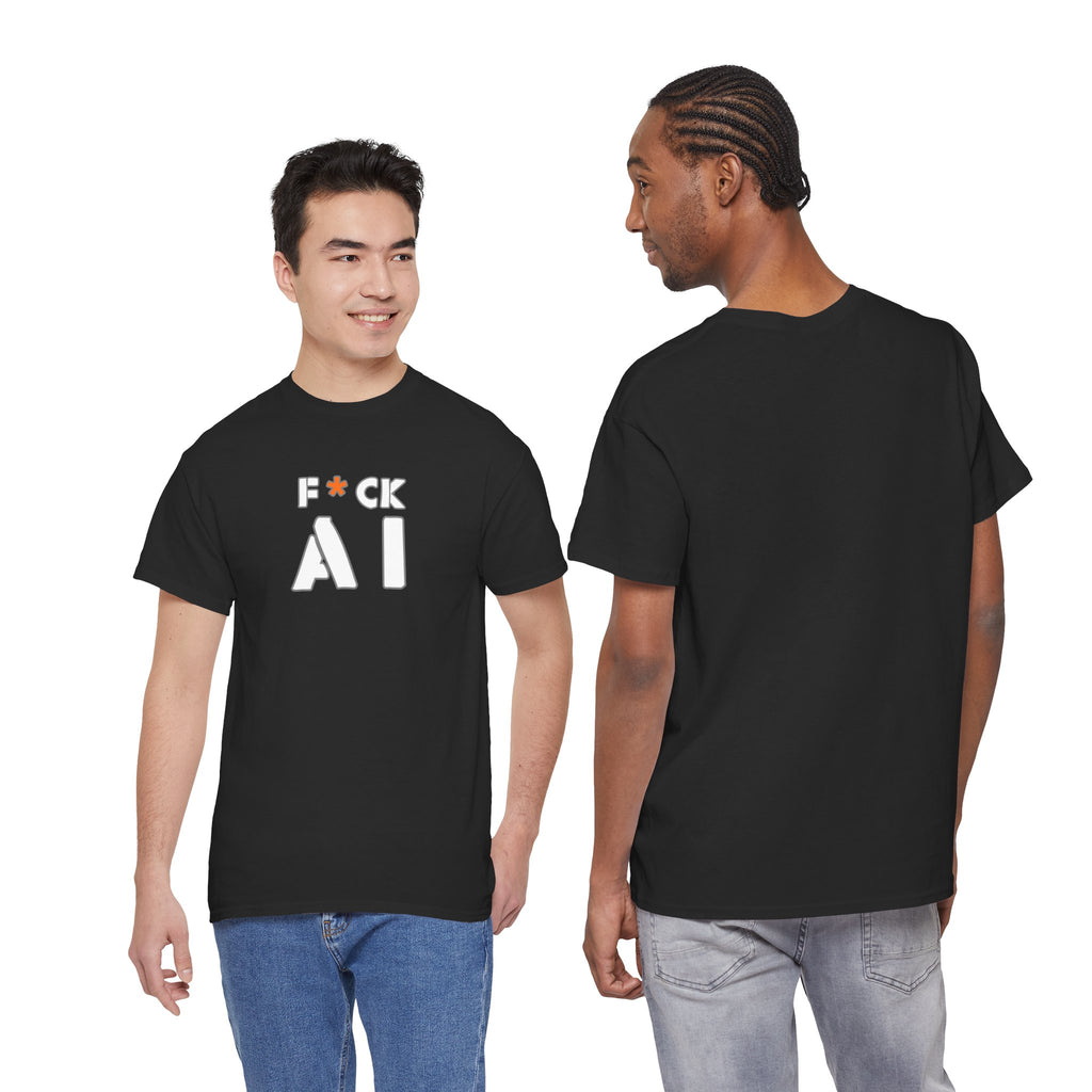 "F*CK AI" Graphic T-Shirt