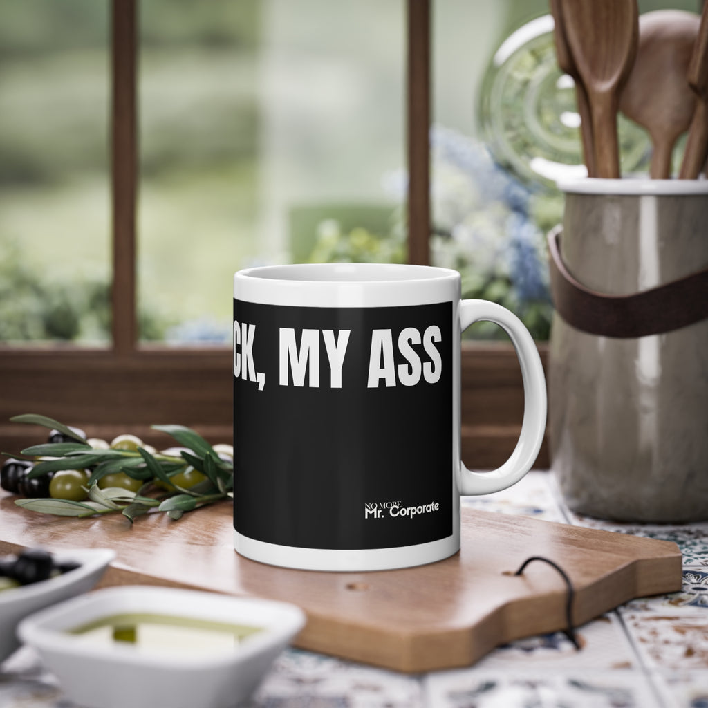 “Circle Back, My” Black Mug 11oz