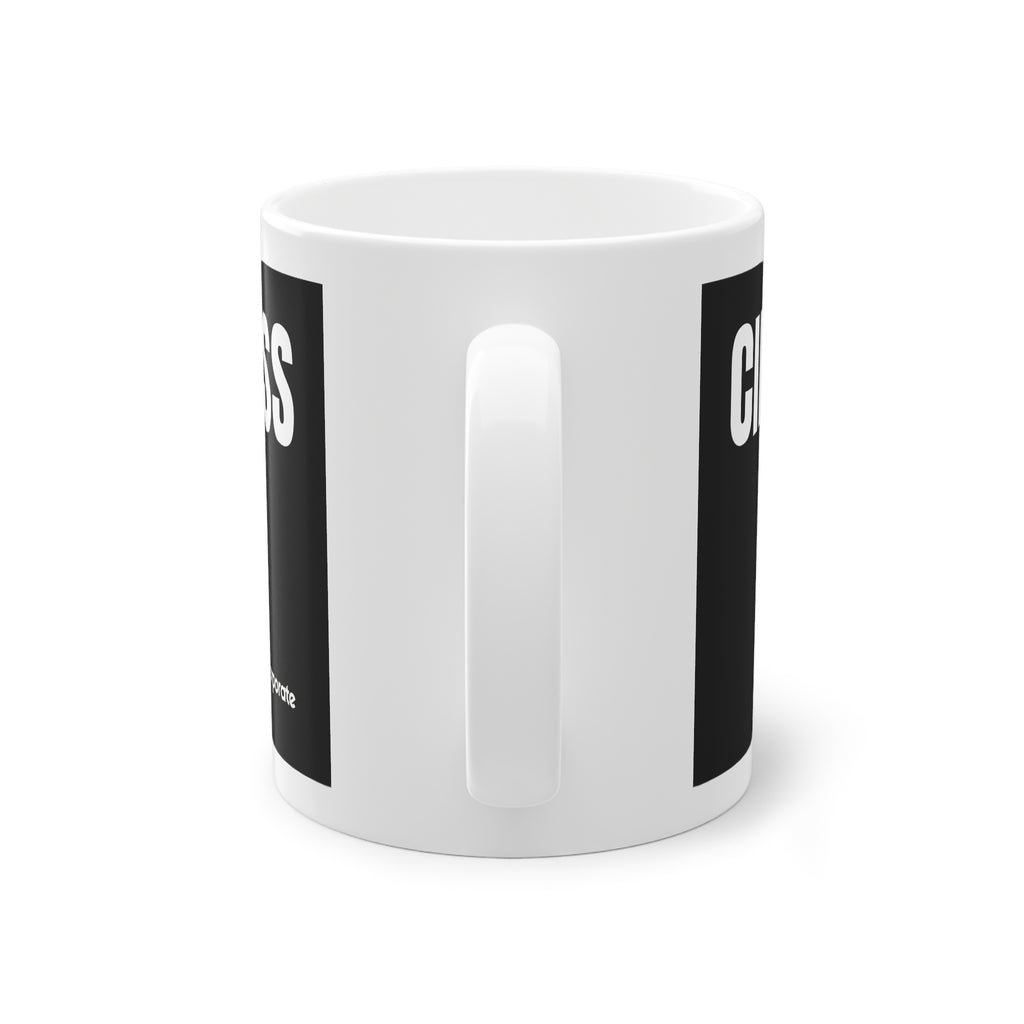 “Circle Back, My” Black Mug 11oz