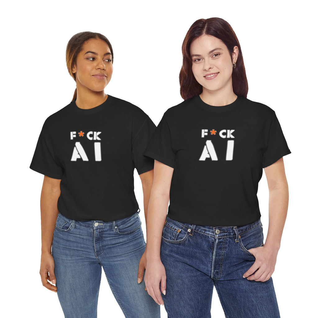 "F*CK AI" Graphic T-Shirt