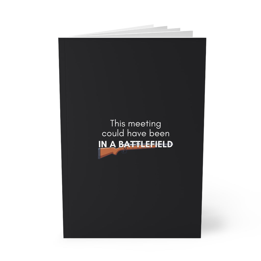 Notebook "In a battlefield" A5 Softcover