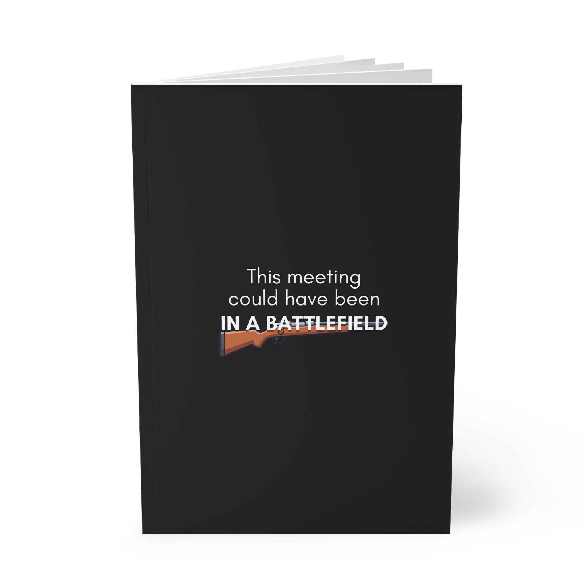 Notebook "In a battlefield" A5 Softcover